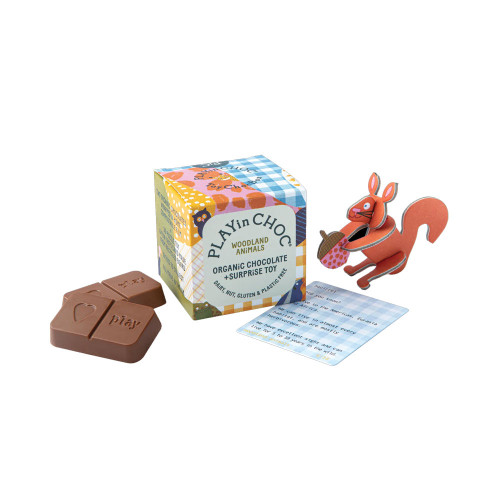 PLAYin CHOC PLAYin CHOC Woodland Animals ToyChoc Box 20g