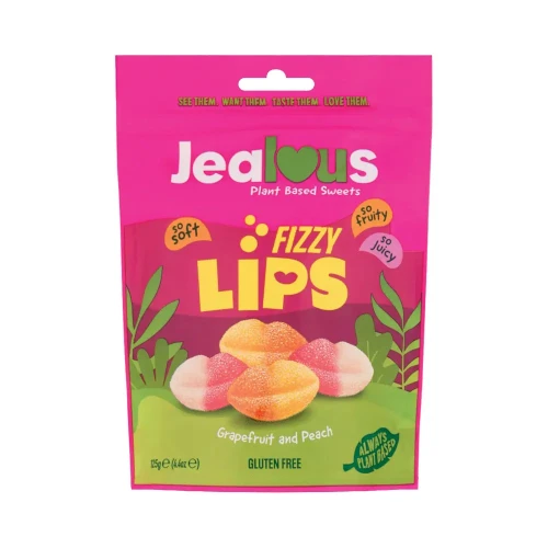Jealous Sweets Fizzy Lips Share Bag 125g