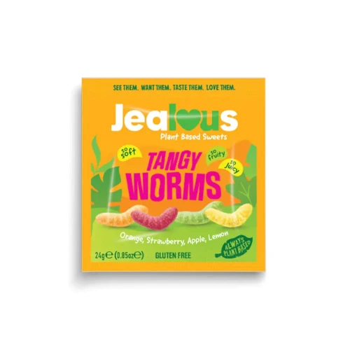 Jealous Sweets Tangy Worms Shot Bag 24g