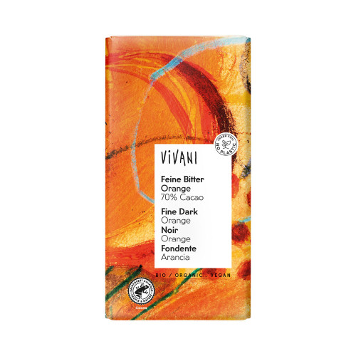 VIVANI Fine Dark Chocolate with Orange 100g