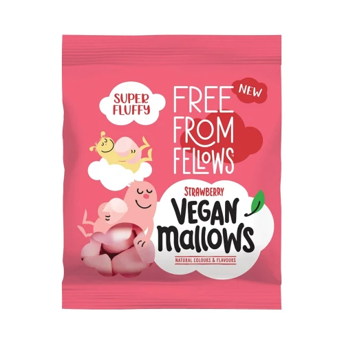 Free From Fellows Strawberry Mallows 105g