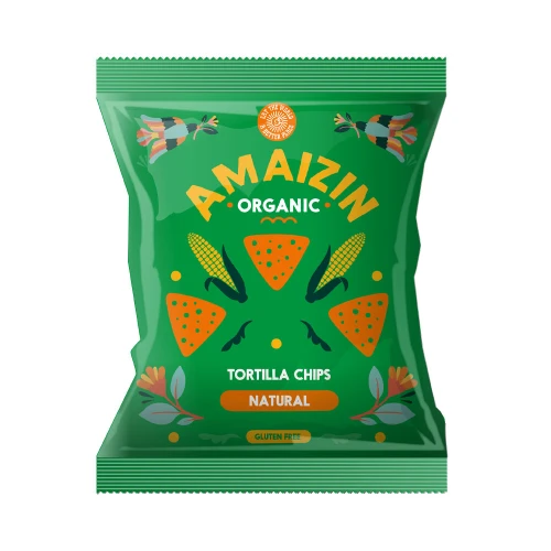 Amaizin Tortilla Chips - Natural 15 x 75g