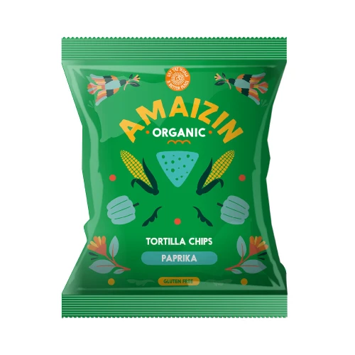 Amaizin Tortilla Chips - Paprika 15 x 75g