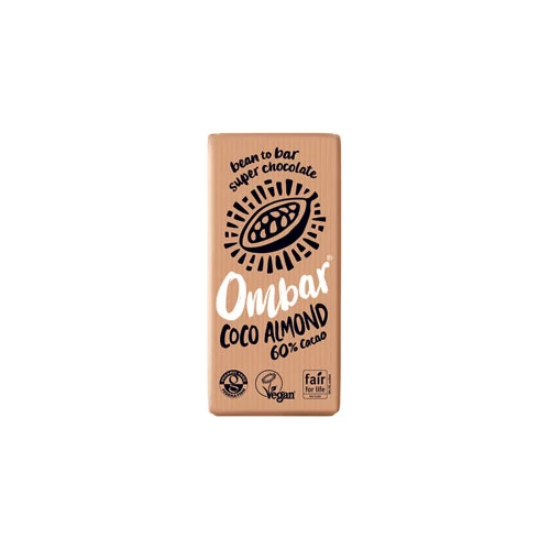 Ombar Coco Almond Raw Chocolate Bar 70g