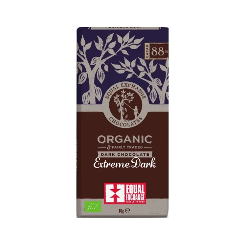 Equal Exchange Extreme Dark Chocolate 88% 80g
