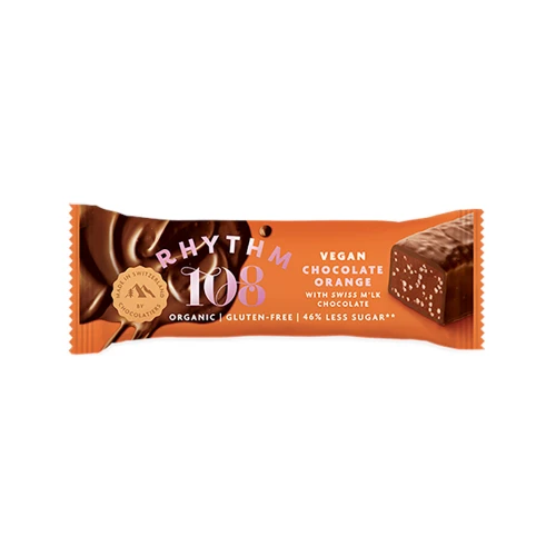 Rhythm 108 Chocolate Bar - Orange 33g