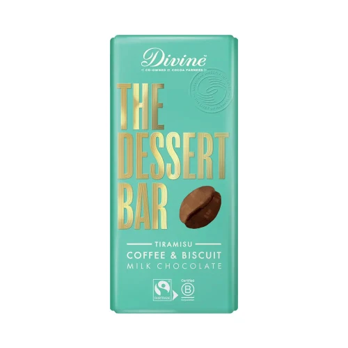 Divine Dessert Bar 38% Milk Chocolate Tiramisu 180g