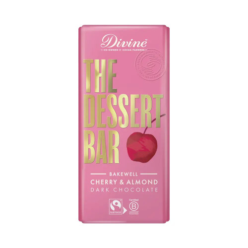 Divine Dessert Bar 60% Dark Chocolate Bakewell 180g