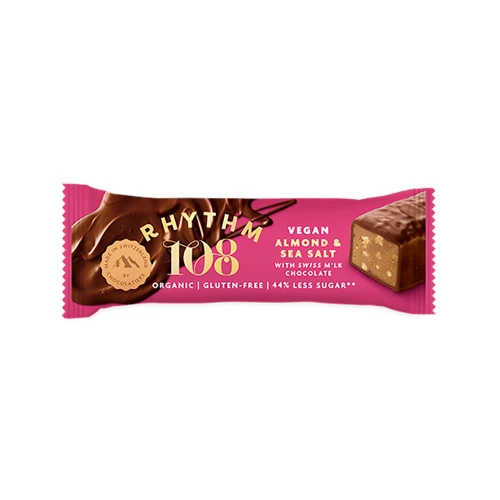 Rhythm 108 Chocolate Bar Sweet N Salty Almond 33g