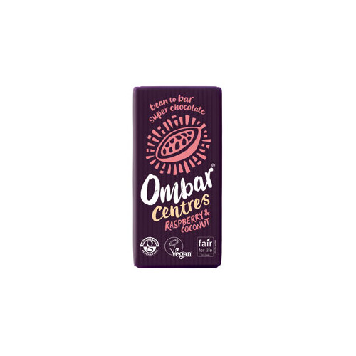 Ombar Centres Raspberry and Coconut 35g