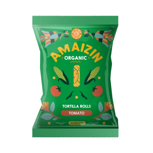Amaizin Tomato Corn Rolls 14 x 100g