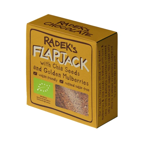 Radek's Chocolate Flapjack with Chia Seeds and Golden Mulberries 12 x 70g