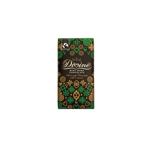 Divine Dark Chocolate 70% Mint 90g