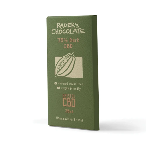 Radek's Chocolate Chocolate Bar - CBD 35mg 10 x 72g