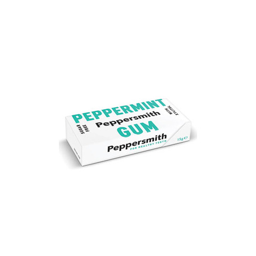 Peppersmith Chewing Dental Gum Peppermint 15g