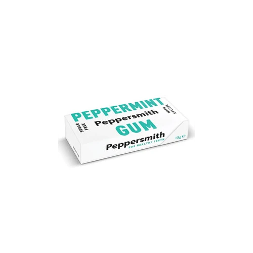 Peppersmith Chewing Dental Gum Peppermint 15g