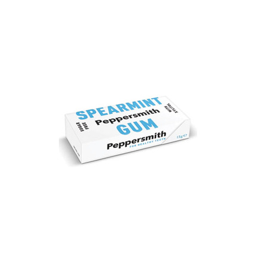 Peppersmith Chewing gum spearmint 15g