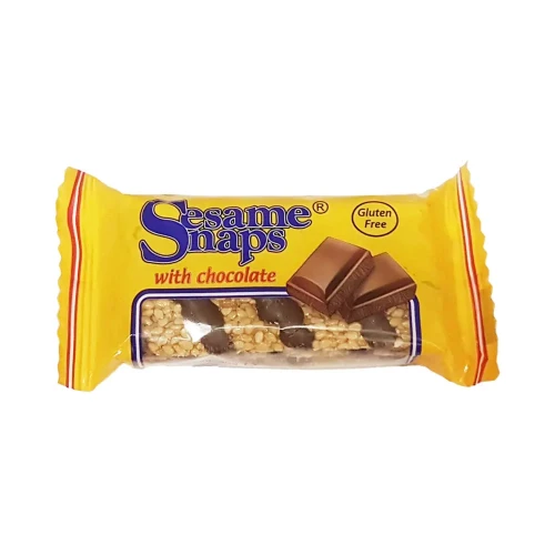 Sesame Snaps with Chocolate 30g
