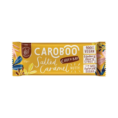 Caroboo Carob Bar - Salted Caramel Nutty (20 x 32g)