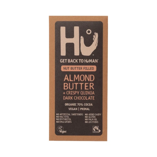 Hu Dark Chocolate Bar - Almond Butter & Crispy Quinoa 60g
