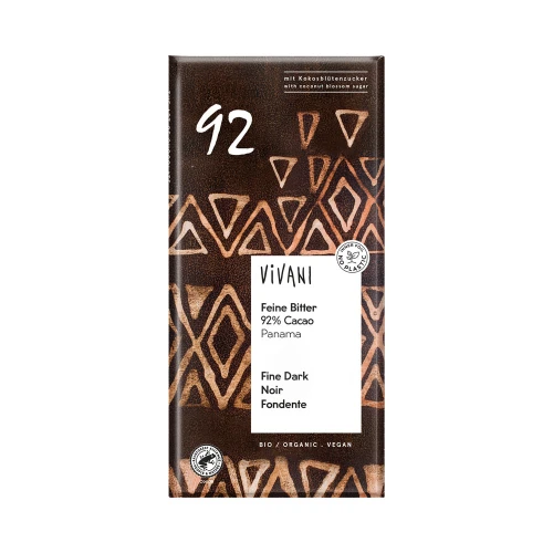 VIVANI Dark Chocolate 92% Cocoa 80g