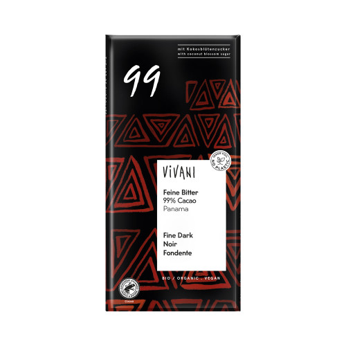 VIVANI Dark Chocolate Panama 99% Cocoa 80g