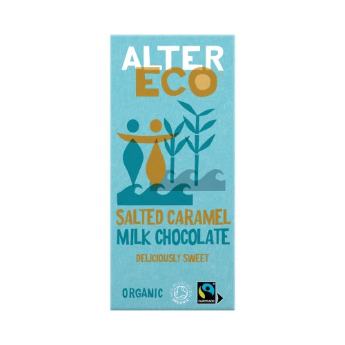 Alter Eco Milk Chocolate Salted Caramel 100g