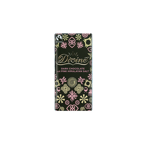 Divine Dark Chocolate with Pink Himalayan Salt 90g