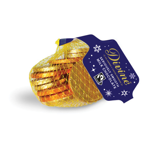 Divine Chocolate Coins - Milk 25 * 65g