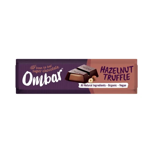 Ombar Hazelnut Truffle Filled Chocolate Bar 42g
