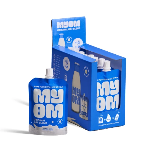 MYOM Orginal Oat Drink Premix (makes 1 ltr) (8 x 130g)