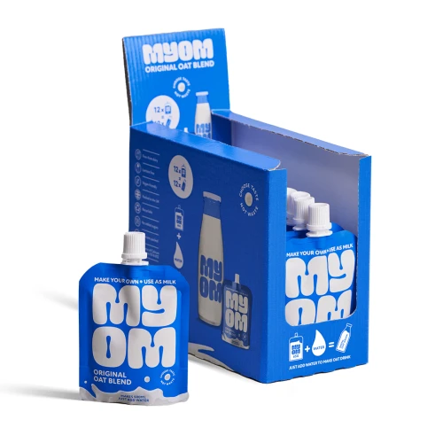 MYOM Orginal Oat Drink Premix (makes 500ml) (12 x 65g)