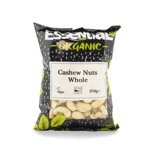 Whole Organic Cashe Nuts 250g