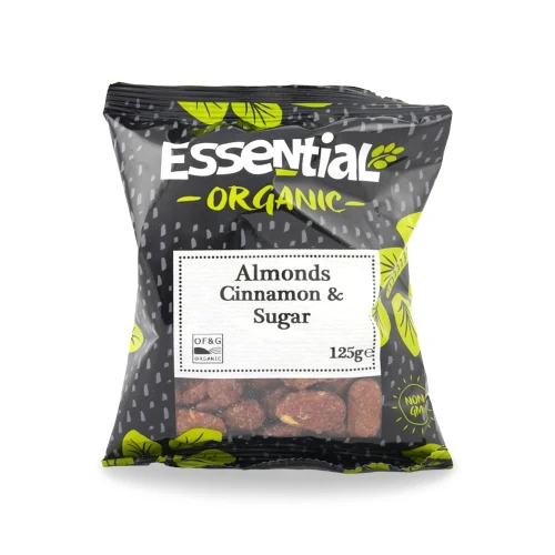 Essential Almonds Cinnamon And Sugar Coated 125g
