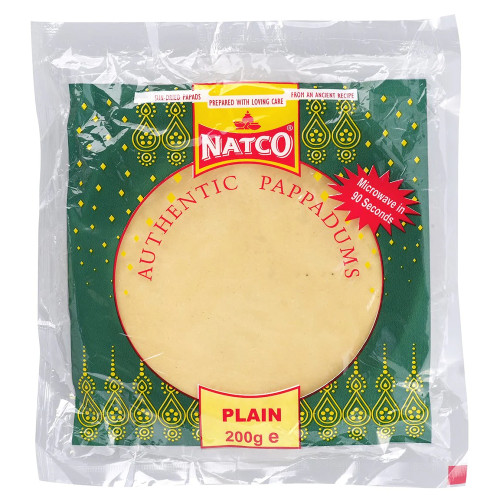 Natco Poppadoms - Plain 200g