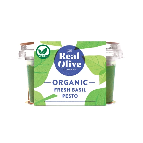 Real Olive Company Fresh Basil Pesto 6 x 150g