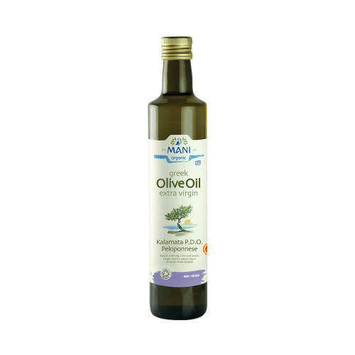 Mani Organic Kalamata PDO Olive Oil - Extra Virgin 6 * 500ml