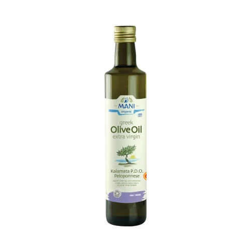 Mani Organic Kalamata PDO Olive Oil - Extra Virgin 6 * 500ml