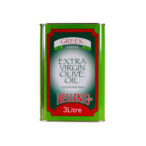 Hellenic Sun Olive Oil - Extra Virgin & Cold Pressed 1 x 3 ltr