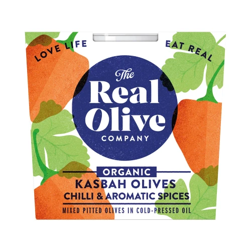 Real Olive Company Chilli Cumin and Garlic Olives 6 * 150g