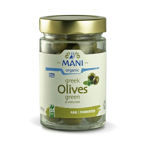Mani Organic Green Olives al Naturale 6 * 205g