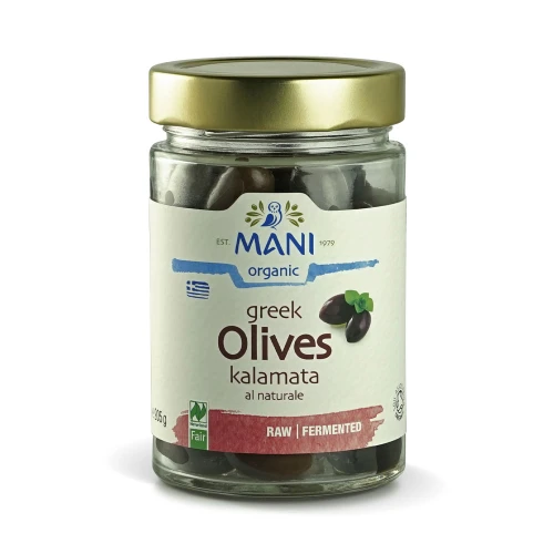 Mani Organic Kalamata Olives al Naturale 6 * 205g