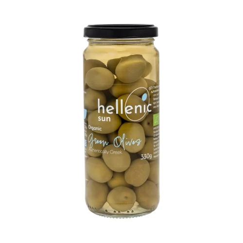 Hellenic Sun Green Olives 6 * 330g