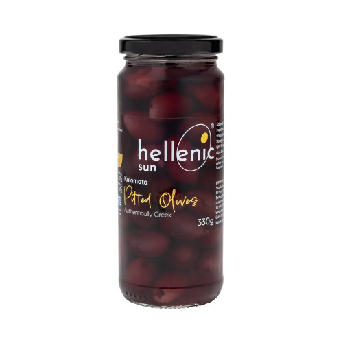 Hellenic Sun Pitted Kalamata Olives 6 x 330g