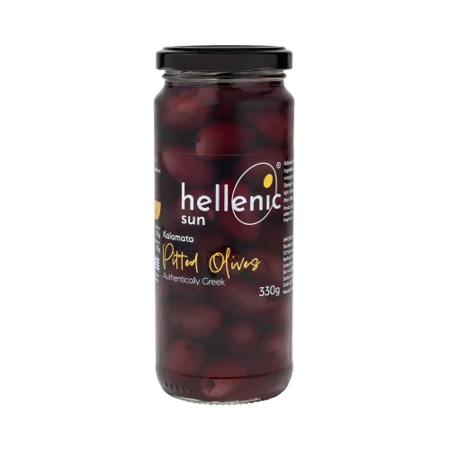 Hellenic Sun Pitted Kalamata Olives 6 x 330g