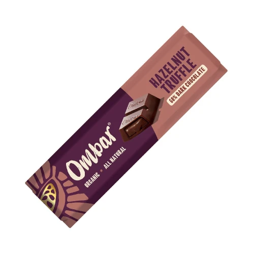 Ombar Hazelnut Truffle Filled Chocolate Bar 42g
