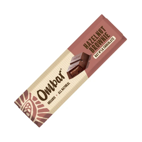 Ombar Oat M'lk Hazelnut Brownie Filled Chocolate Bar 42g