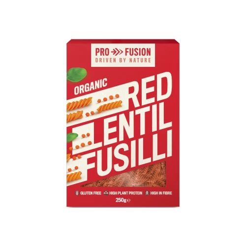 Profusion Fusilli Red Lentil 250g