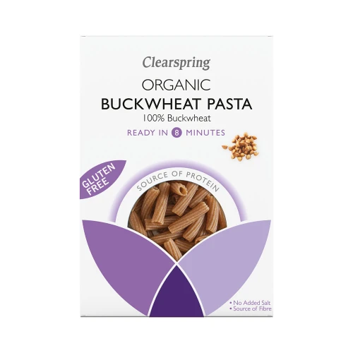Clearspring Buckwheat Pasta - Tortiglioni 8 x 250g