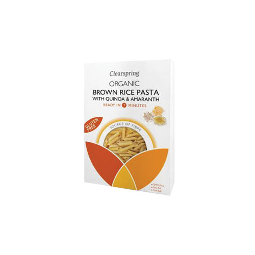Clearspring Penne Brown Rice with Quinoa & Amaranth 250g